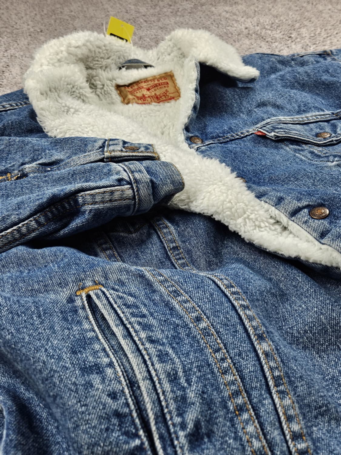 90's 리바이스 쉐르파 데님 트러커 자켓 ( XL ) / 10333 상품이미지10