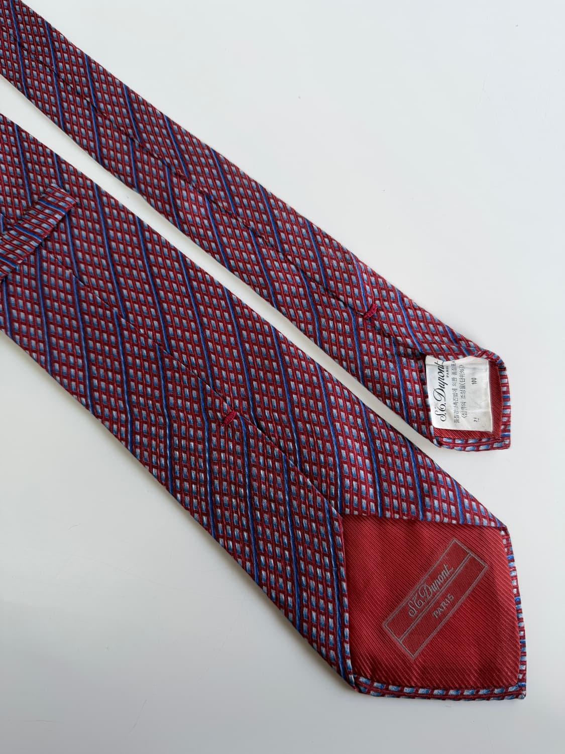 St듀퐁 (s.t.Dupont) 실크 넥타이 8.5cm 상품이미지5