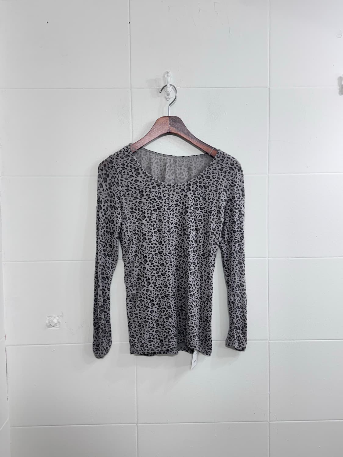 도트 니혼진 무채색 레오파드 갸루 코디세트  상품이미지3