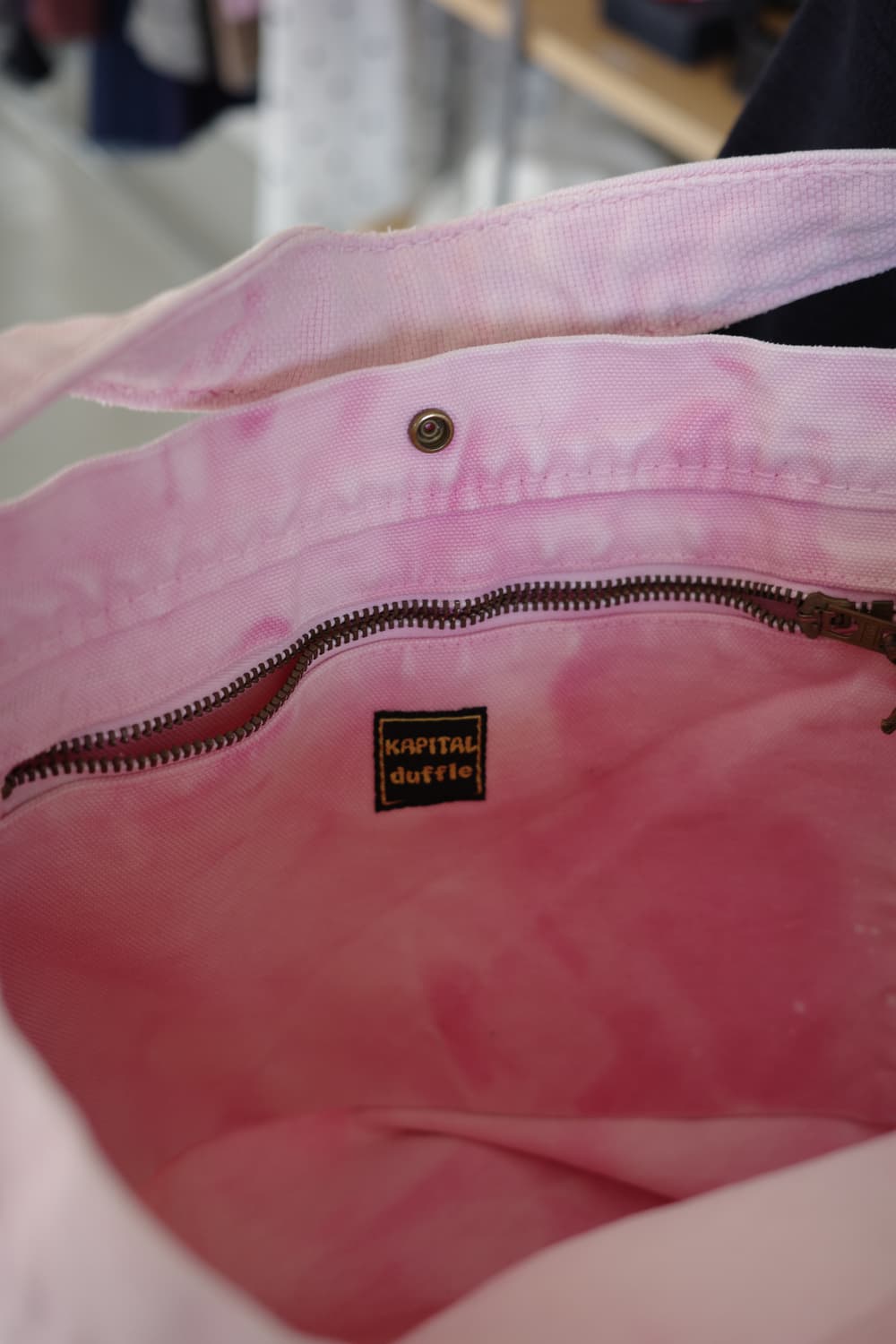 Kapital 캐피탈 타이다이 캔버스 토트백 상품이미지5