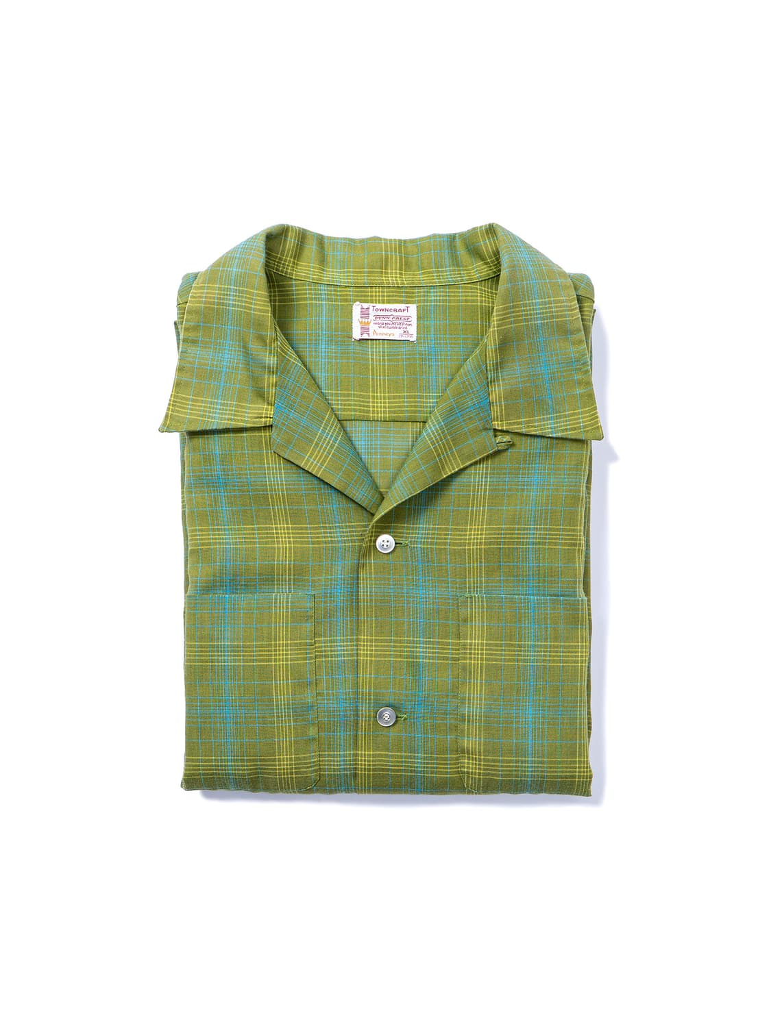 60s Towncraft Loop Collar Check Shirt 상품이미지7