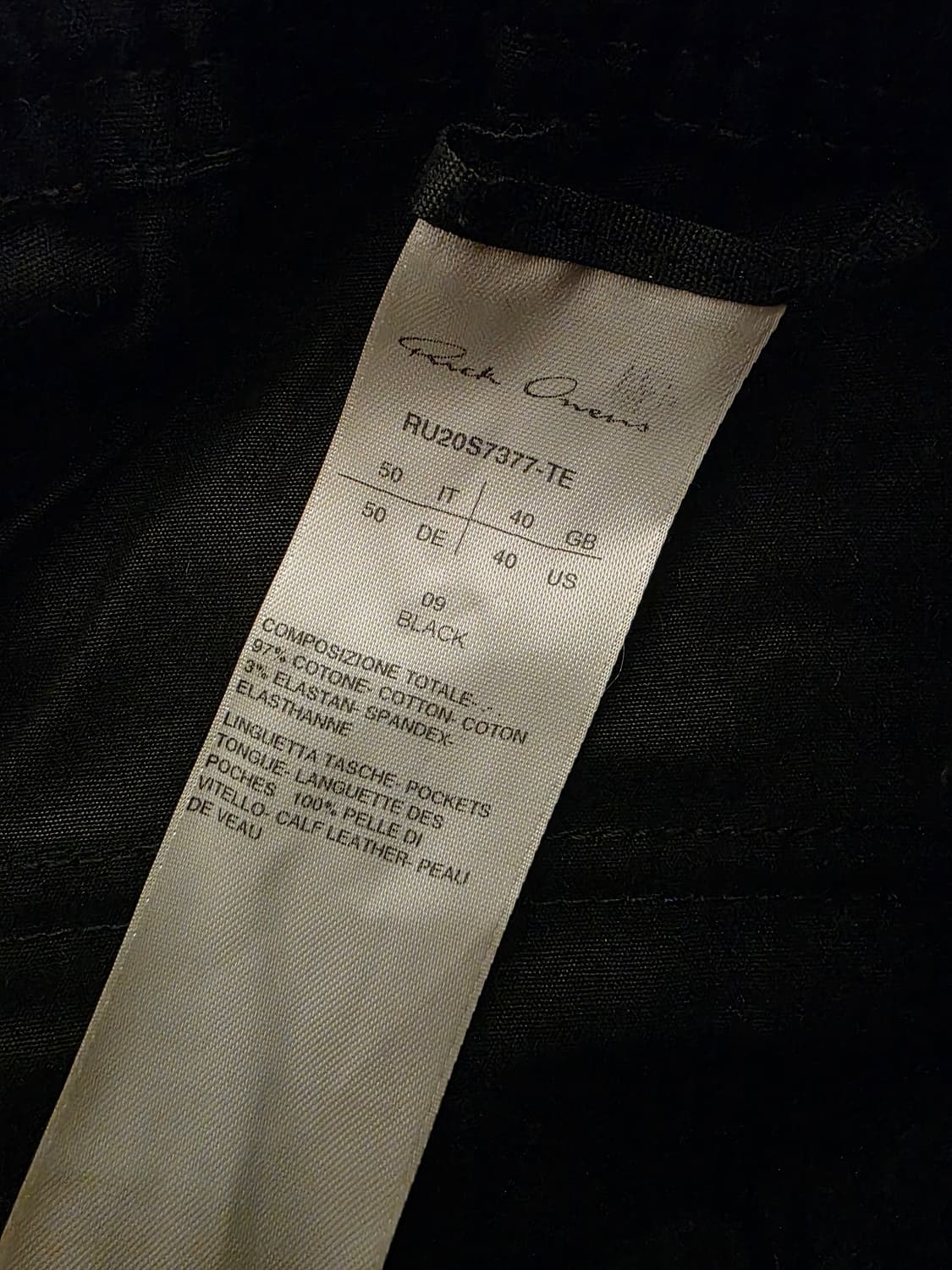 [50] 릭오웬스 바우하우스 팬츠 상품이미지3