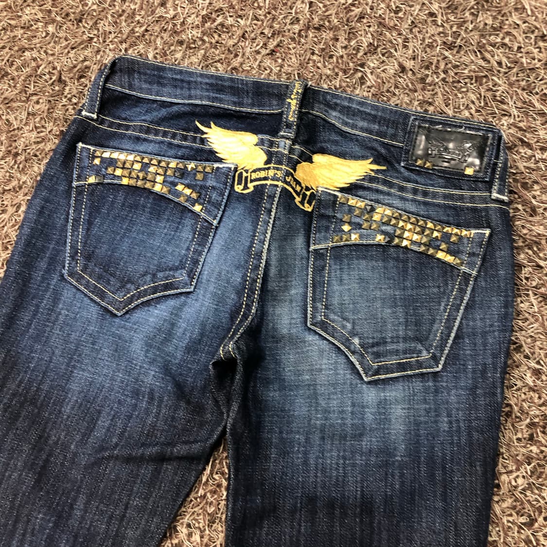 로빈스진 워싱 데님 팬츠 상품이미지2