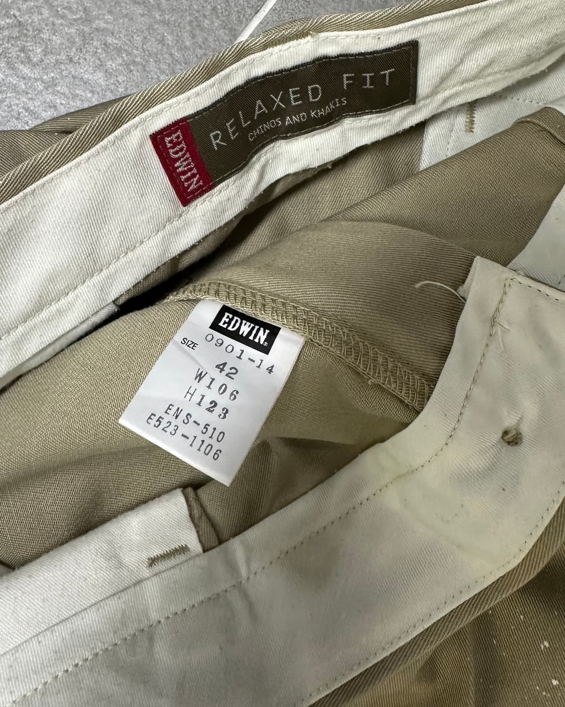 (허단52)EDWIN 커스텀 와이드팬츠-M2103 상품이미지5