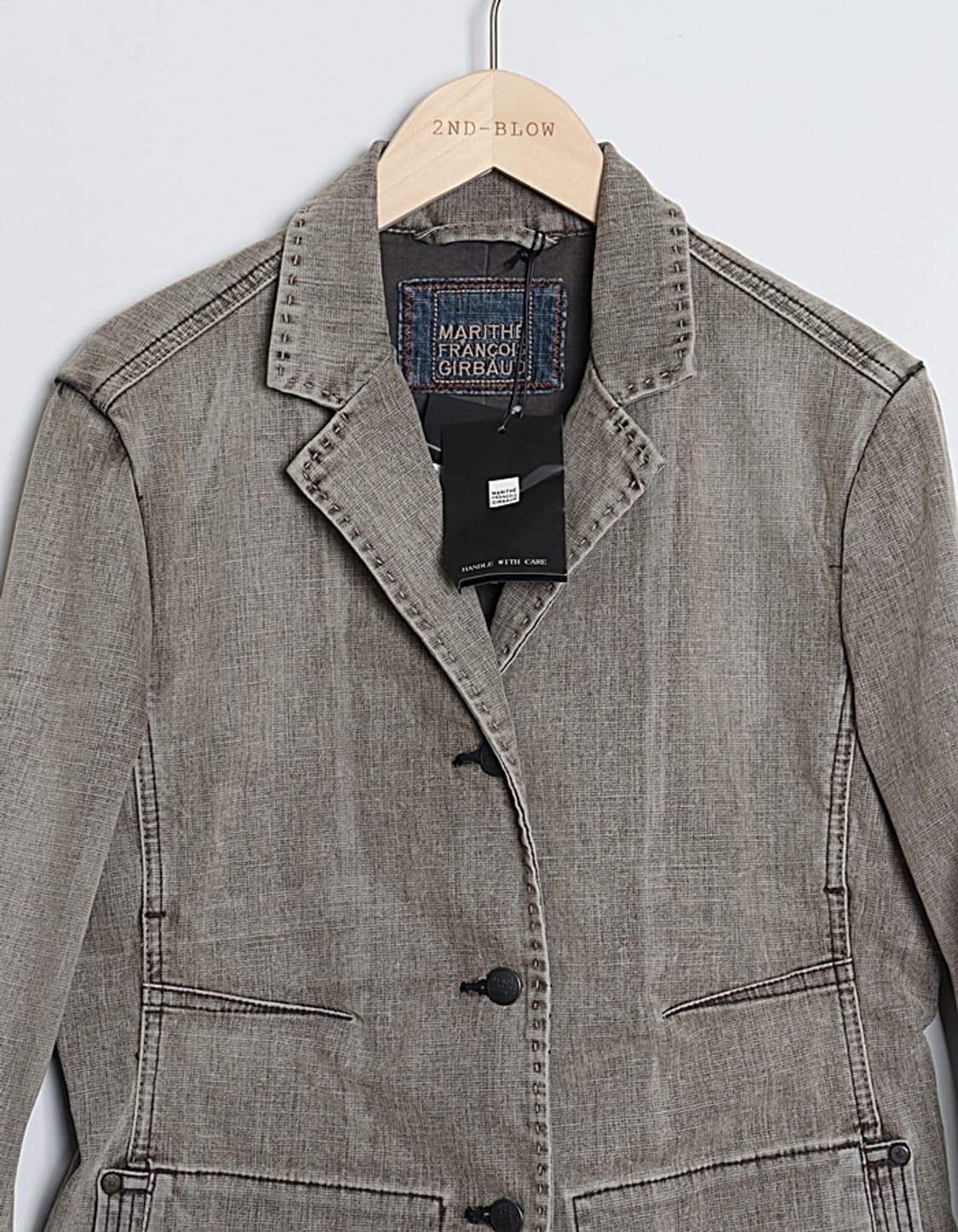 MARITHE FRANCOIS GIRBAUD Denim Blazer 상품이미지2