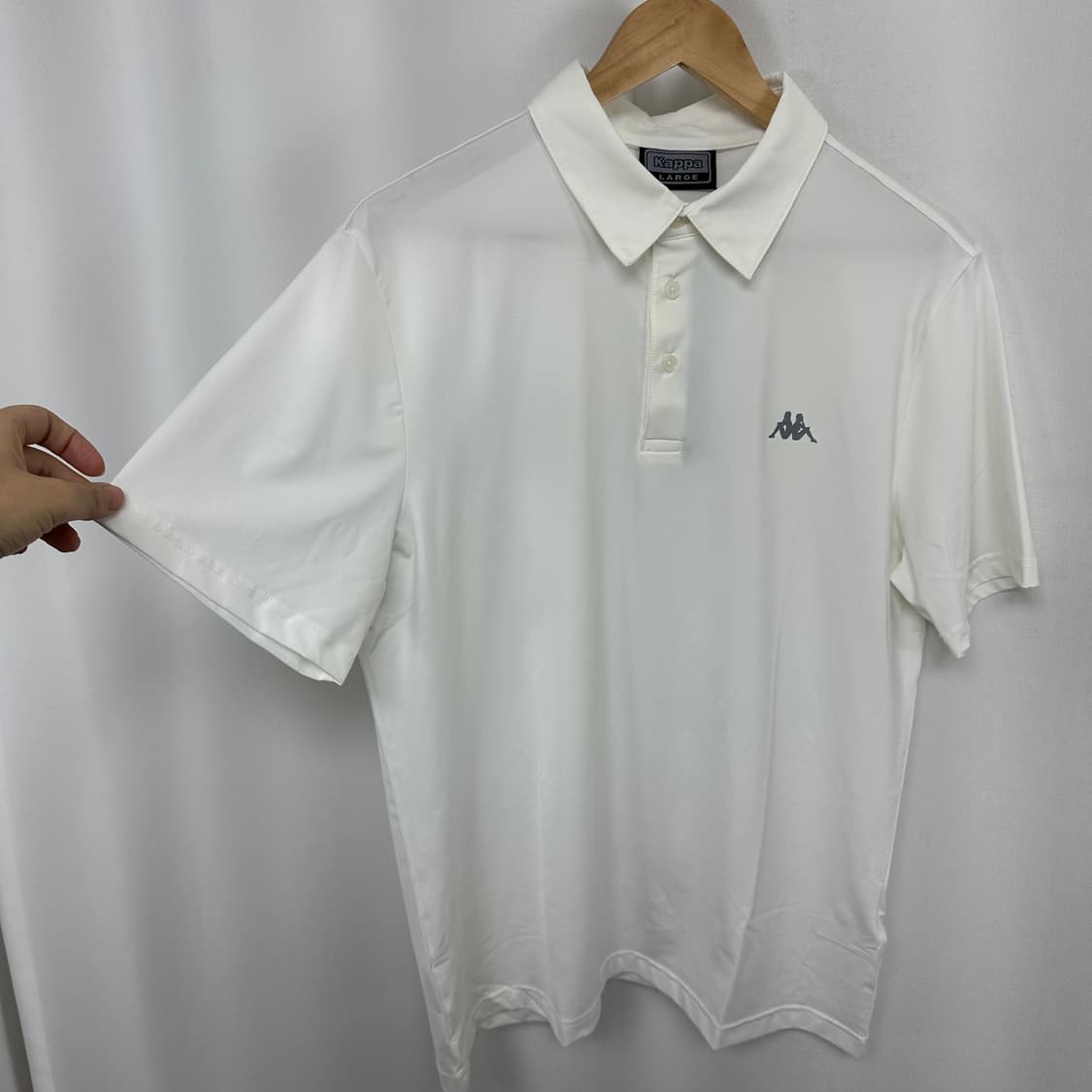 카파 남자 스판짱 카라 반팔티 화이트 100 L (미착용새제품) 해 상품이미지4