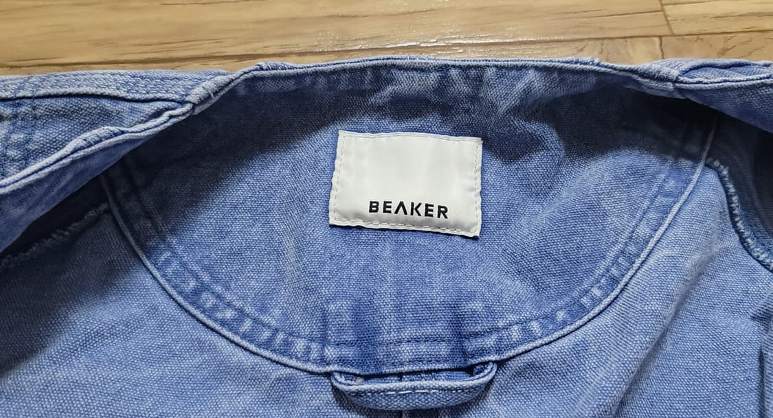 25ss 비이커 피그먼트 데님 워크자켓 상품이미지1