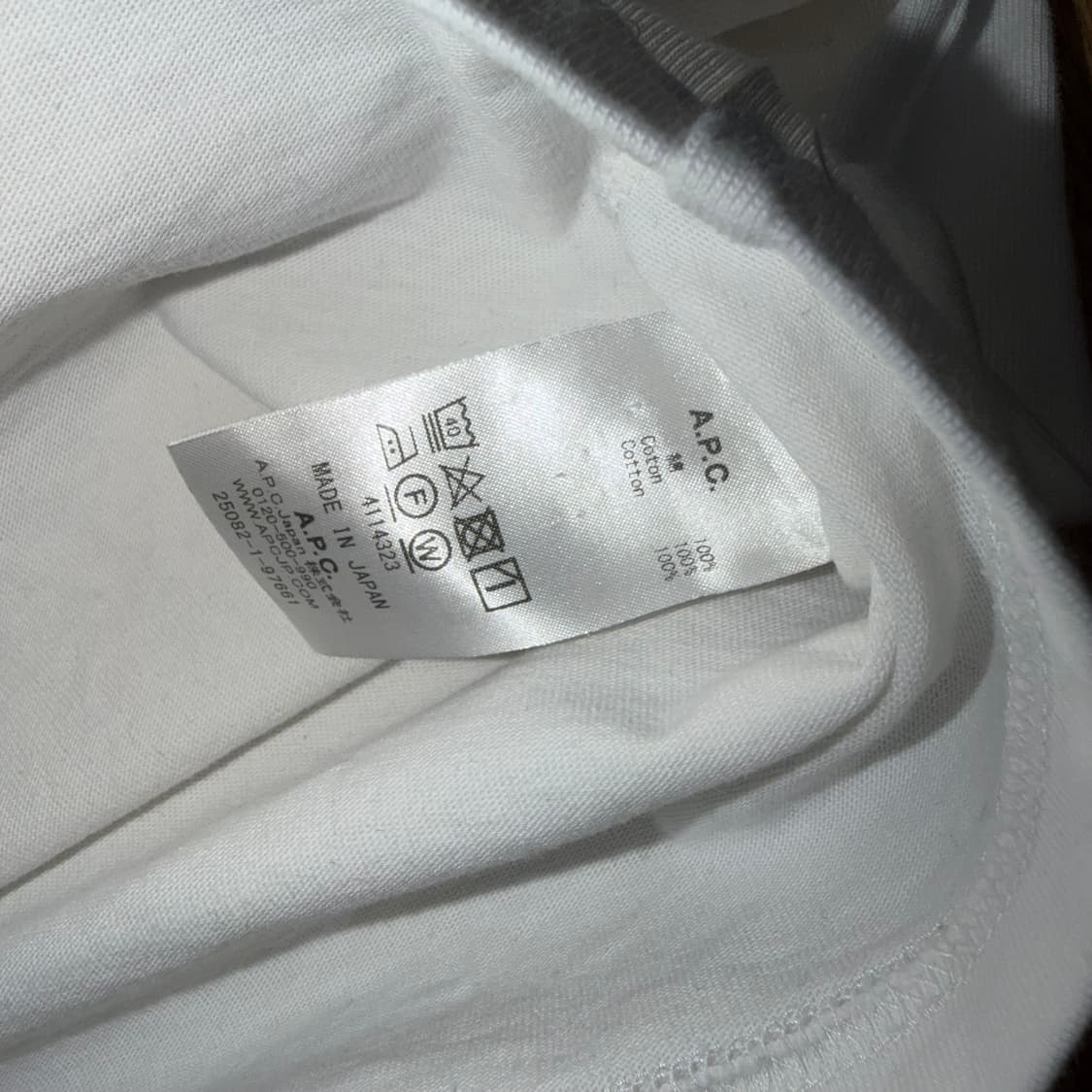 A.P.C. 아페쎄 레이먼드 로고 반팔 상품이미지4