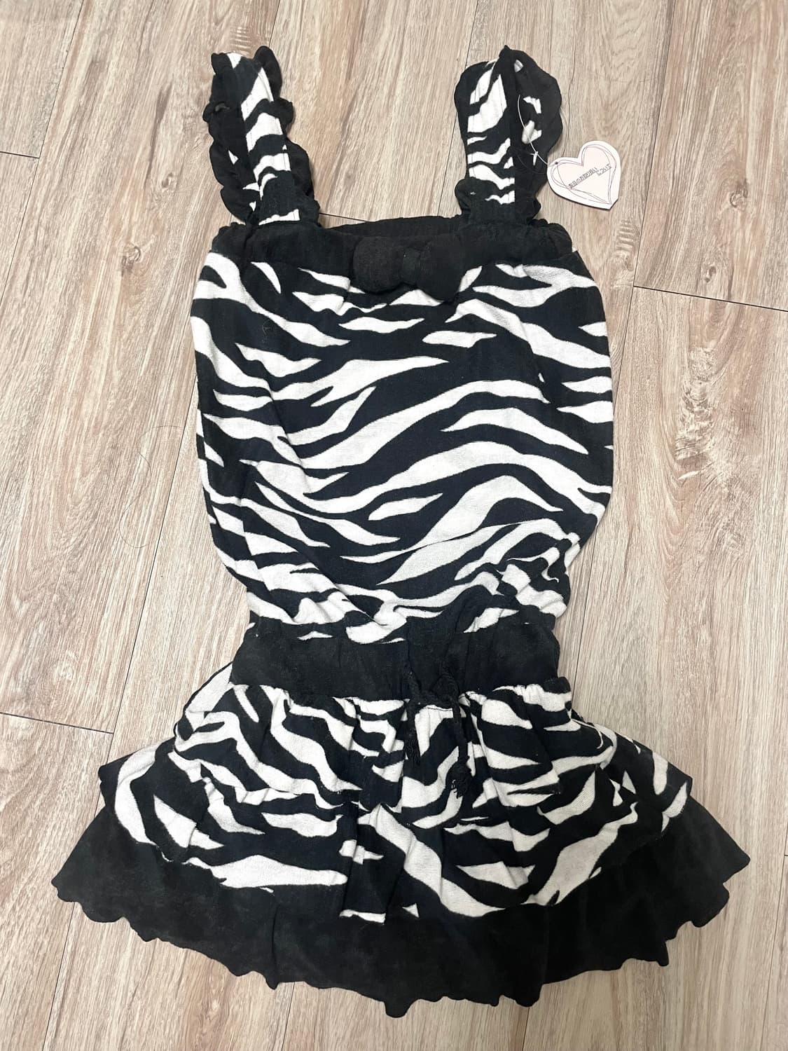 갸루 지브라 점프슈트 홈웨어 상품이미지1