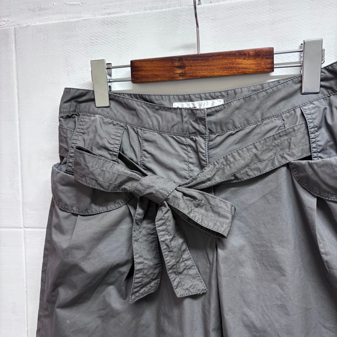 AnDew 그레이 리본 숏팬츠 JPN 상품이미지3