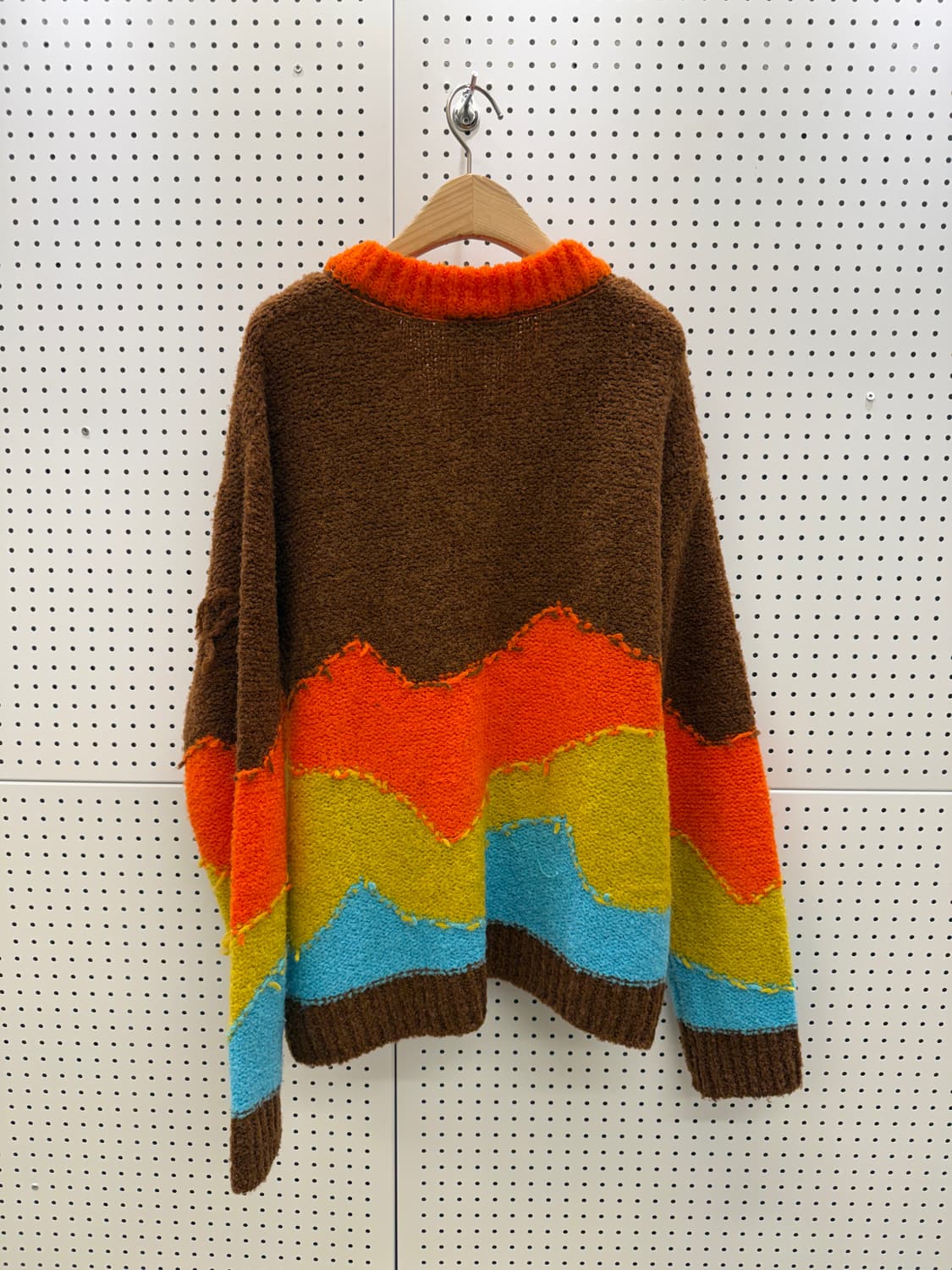 앤더슨벨 멀티 컬러블록 브이넥 니트 U1043 상품이미지3