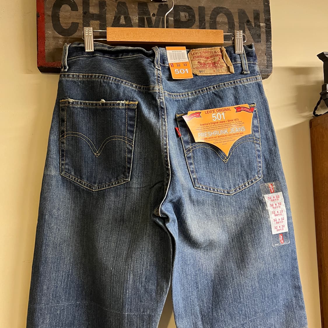 00's 리바이스 501 데님 32x32 Size Egypt 데드스탁 상품이미지6
