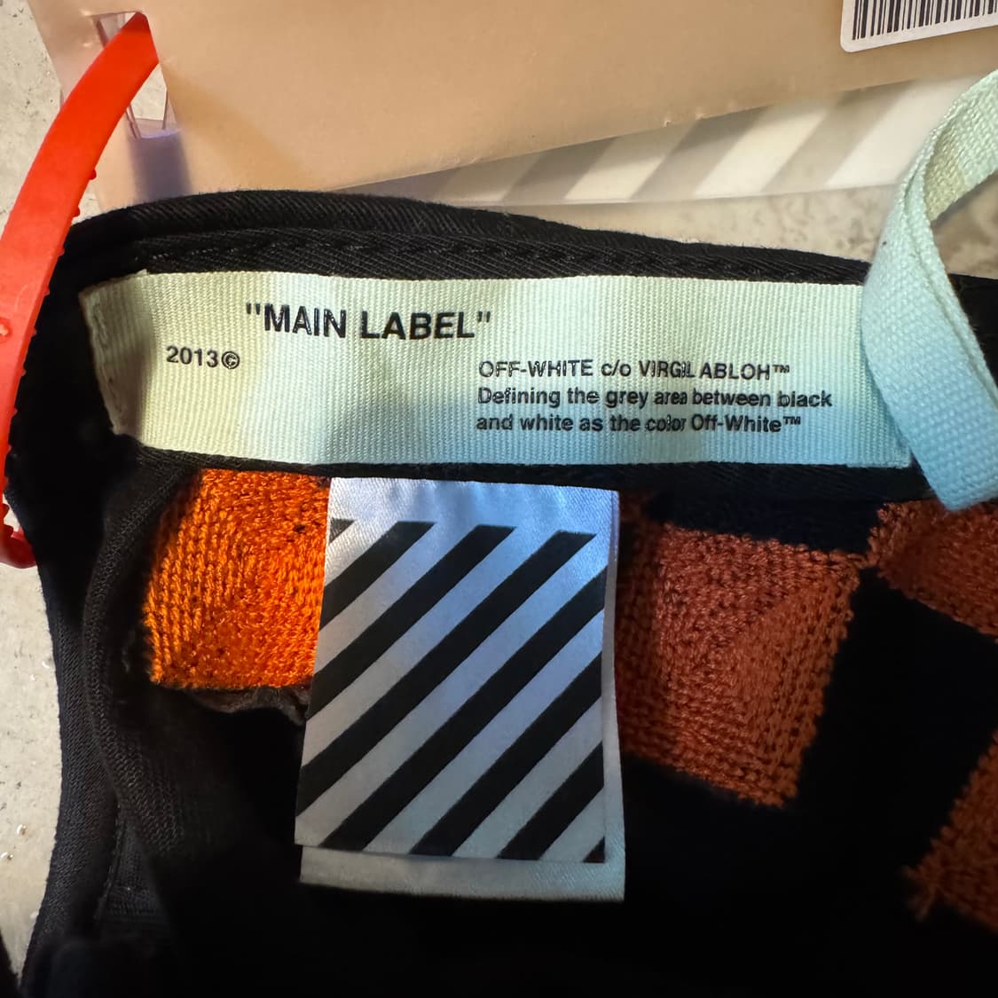 13s Off white checker board cap 상품이미지5