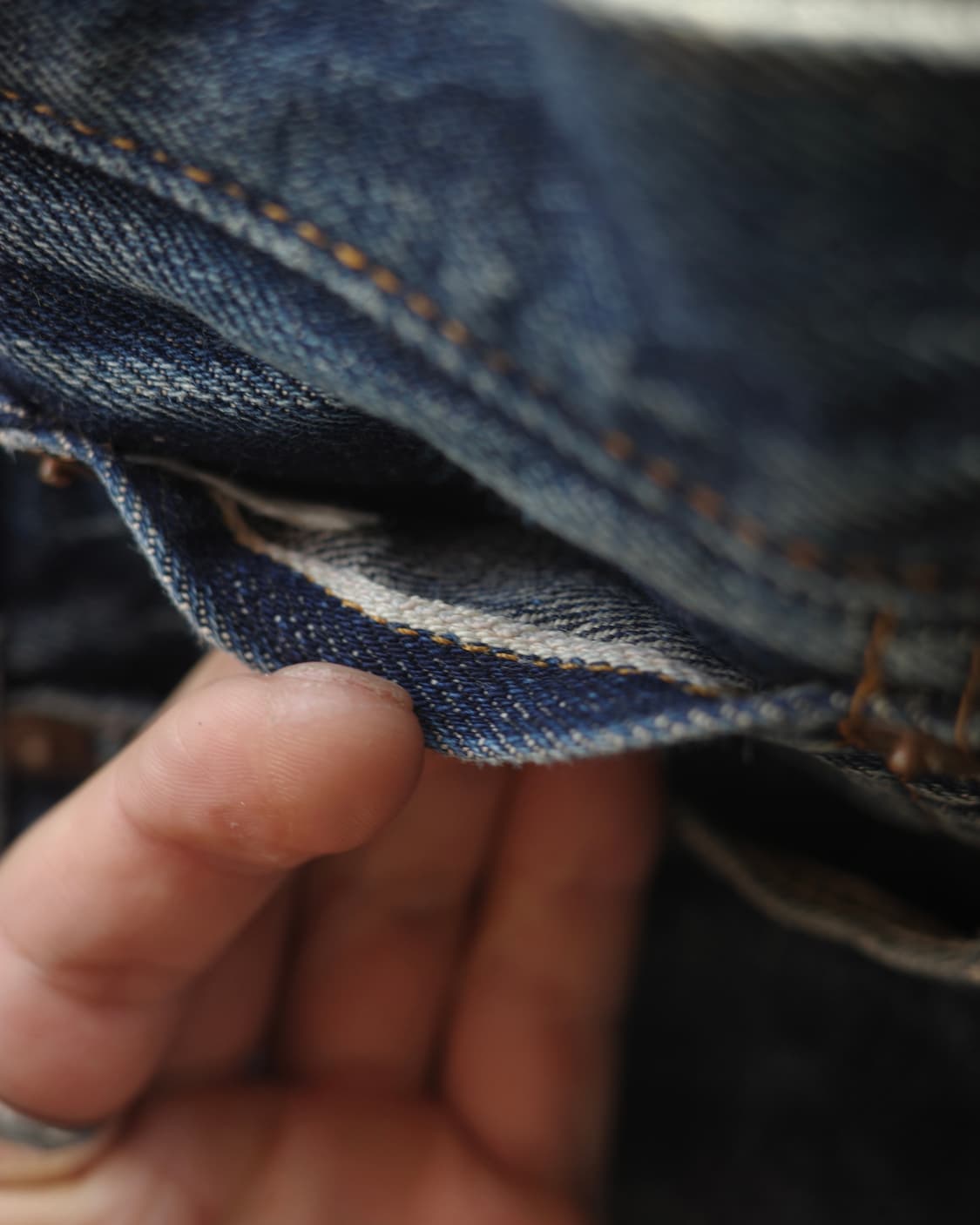 00s LVC 47501 디스트레스드 셀비지 데님 팬츠 상품이미지2