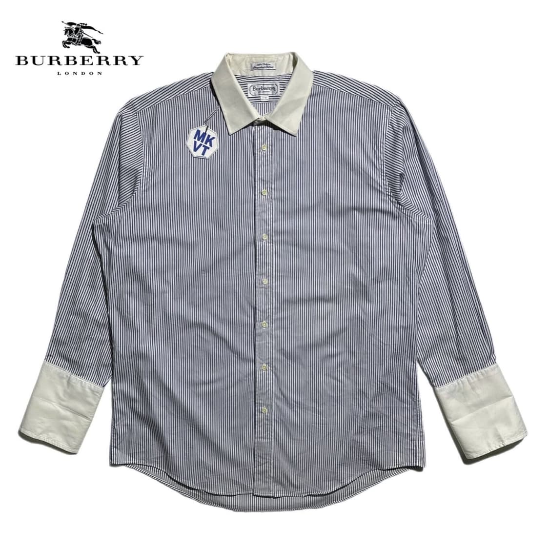 ️버버리 와이드 커프스 스트라이프 셔츠 상품이미지1