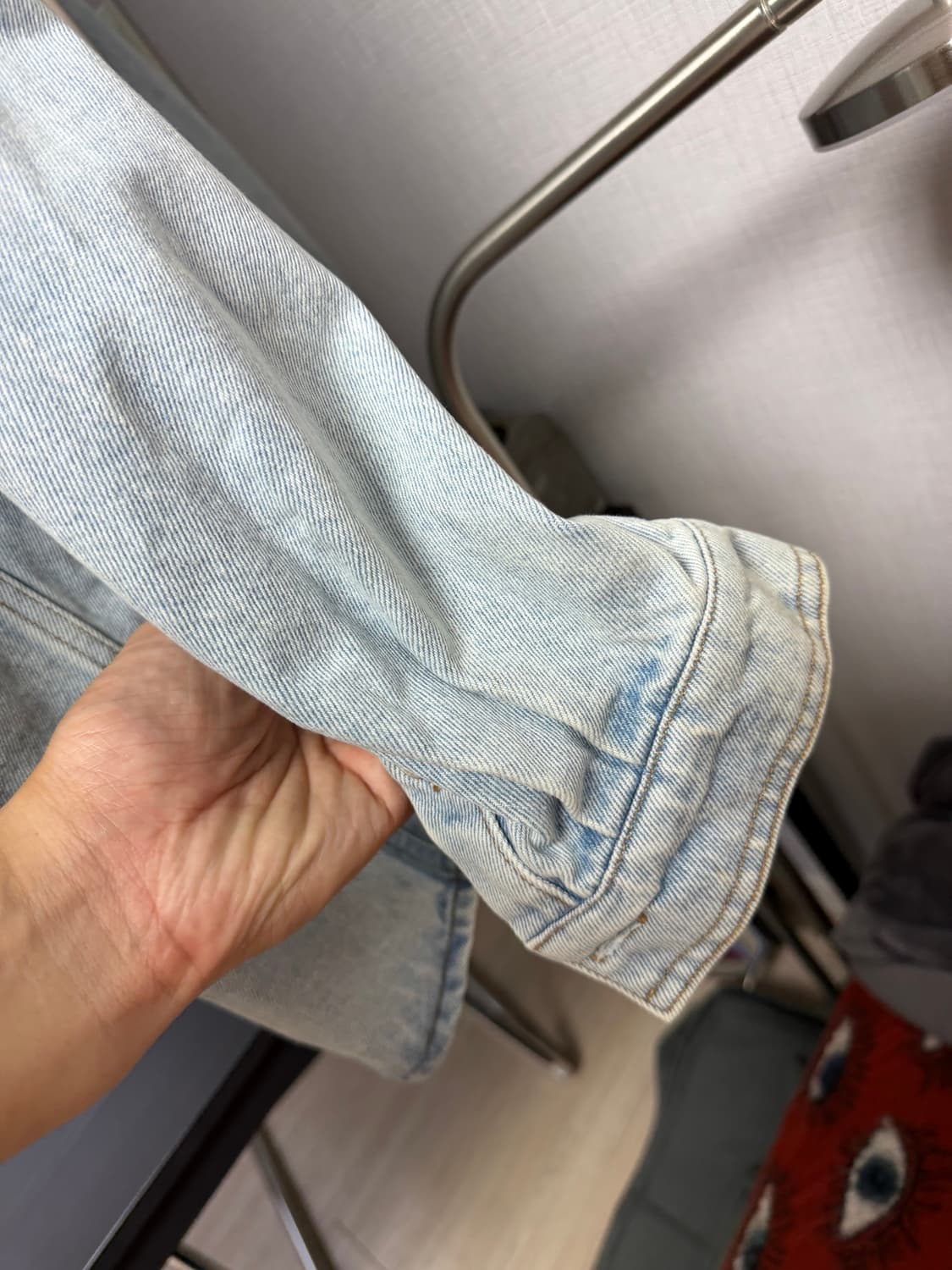yproject 와이프로젝트 핀치드 데님자켓 라지 상품이미지4