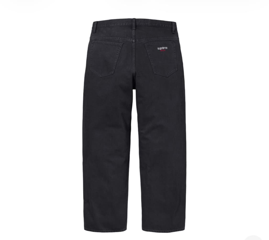 슈프림 배기 진 블랙 상품이미지1