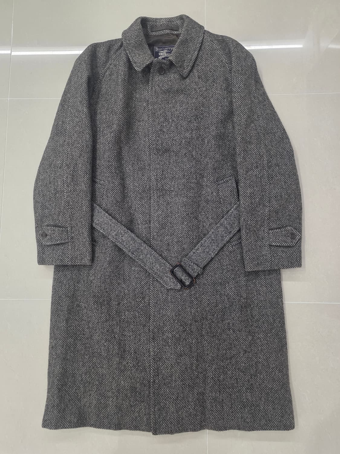 버버리 셰틀랜드 트위드 코트 상품이미지1
