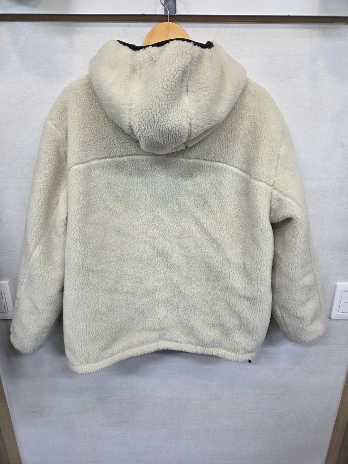 커버낫 리버시블 뽀글이 플리스 자켓 L 상품이미지4