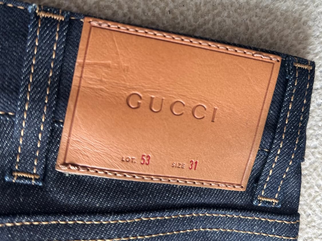 구찌 스트레이트핏 데님 팬츠 상품이미지3