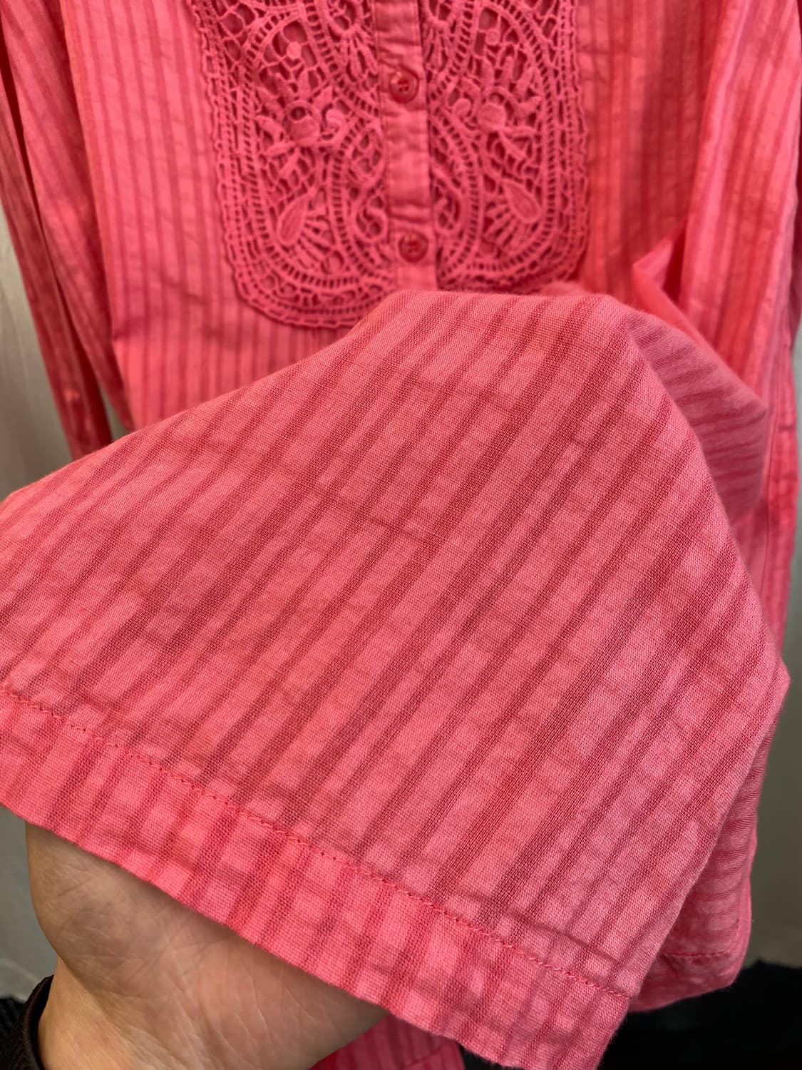 ON LOVE OFF 마젠타 7부 블라우스(M) 상품이미지9