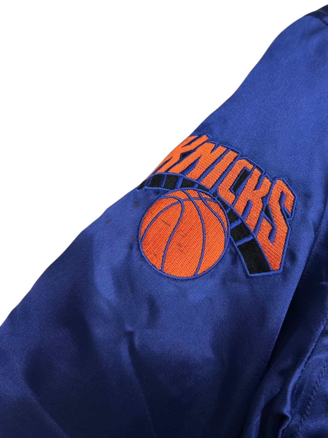 NBA 뉴욕닉스 누빔 바시티자켓 블루 (L) 상품이미지4