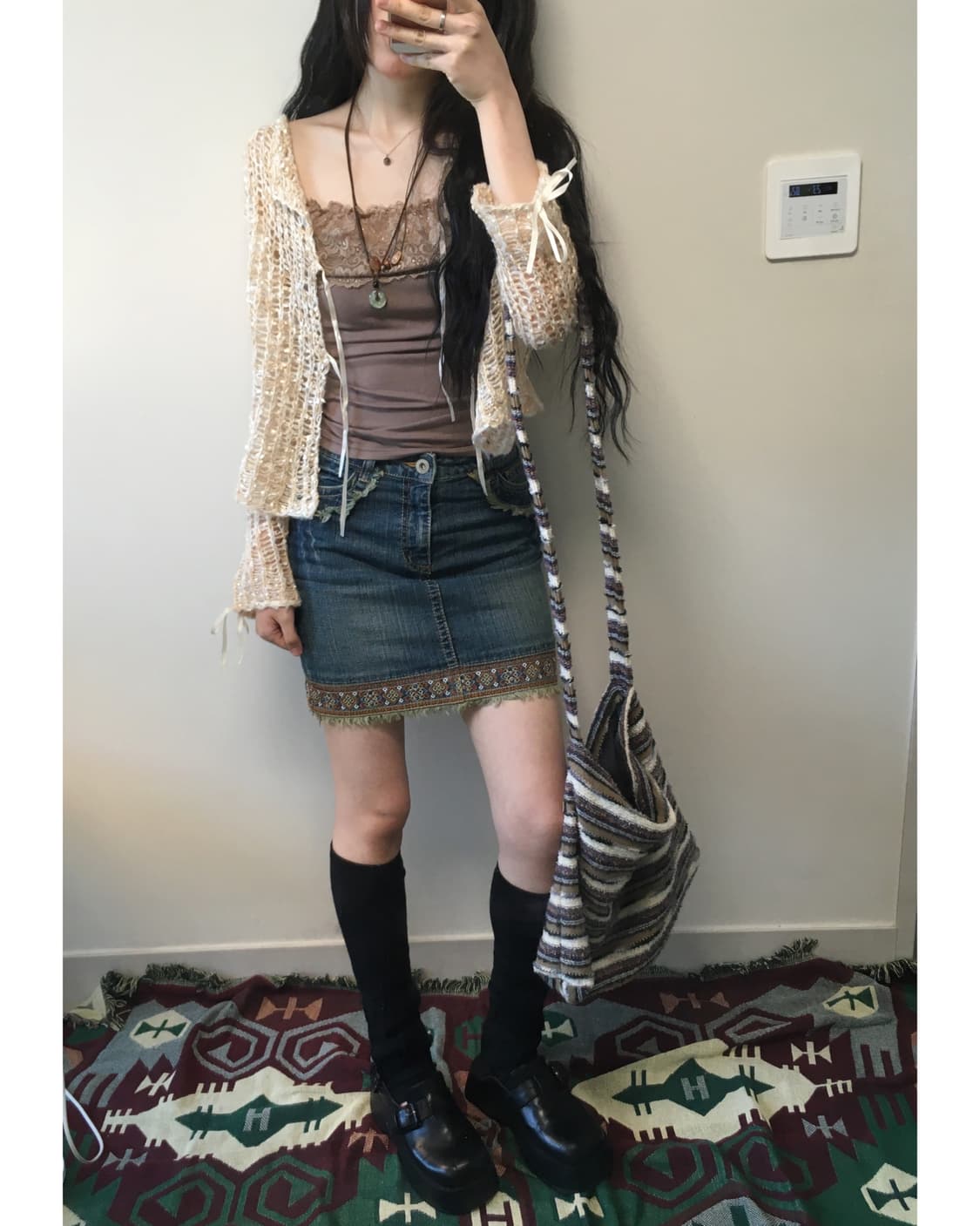 boho denim set  (3p) 상품이미지3