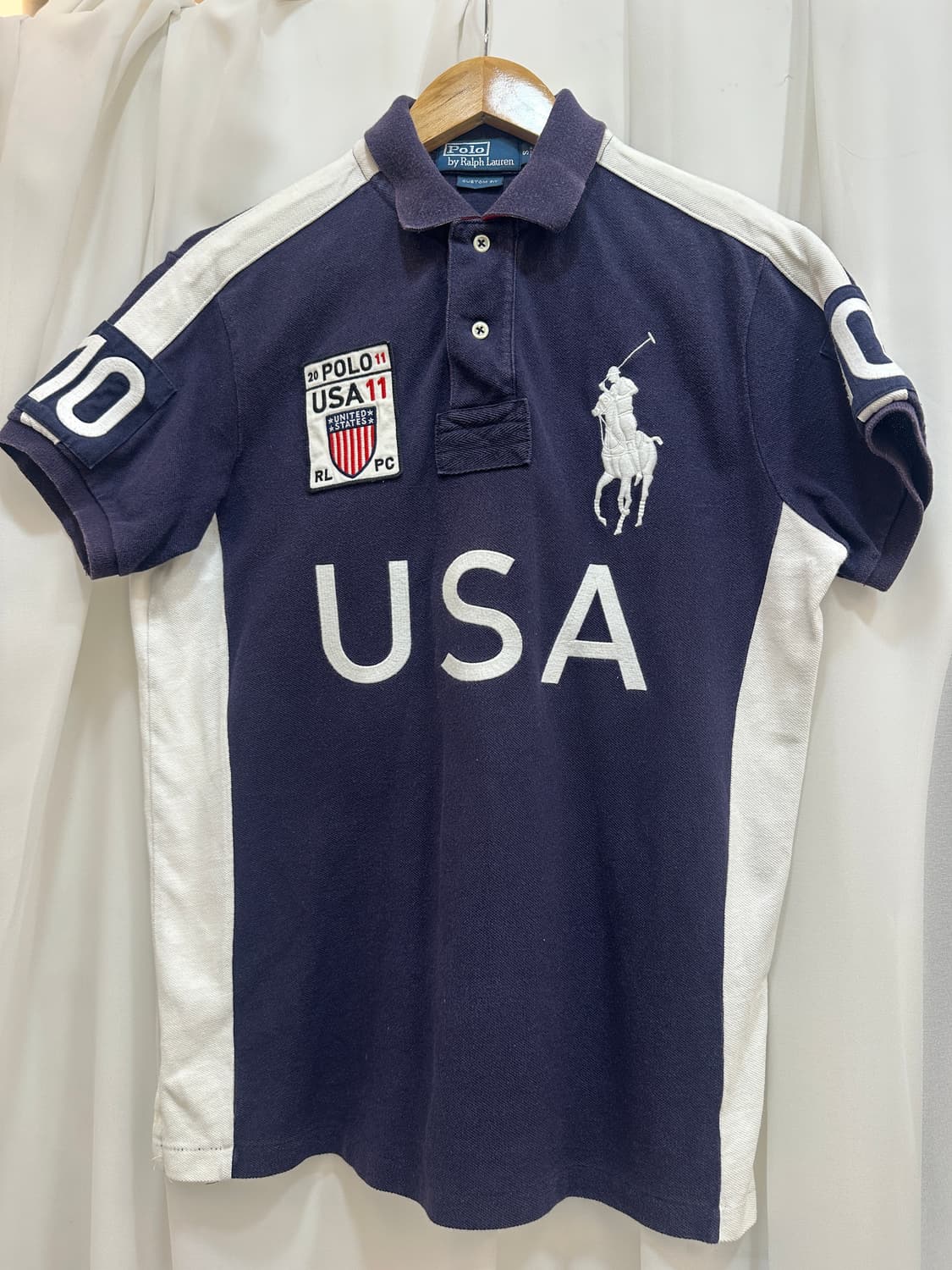 폴로 랄프로렌 네이비 USA 커스텀핏 S 상품이미지1
