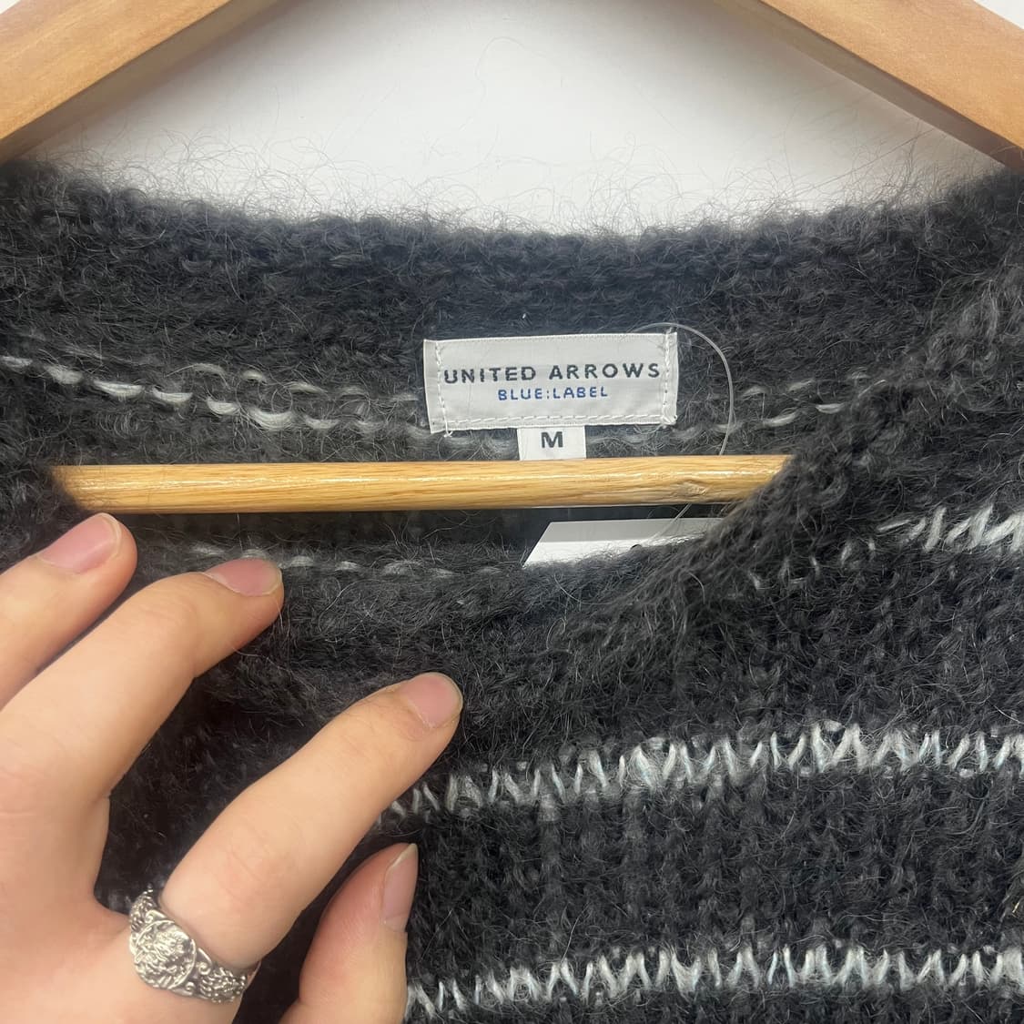 유나이티드 애로우즈 스트라이프 니트 M 상품이미지3
