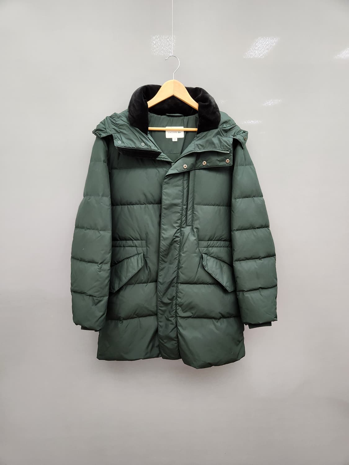 Lacoste 라코스테 후드 다운 패딩 그린 상품이미지2