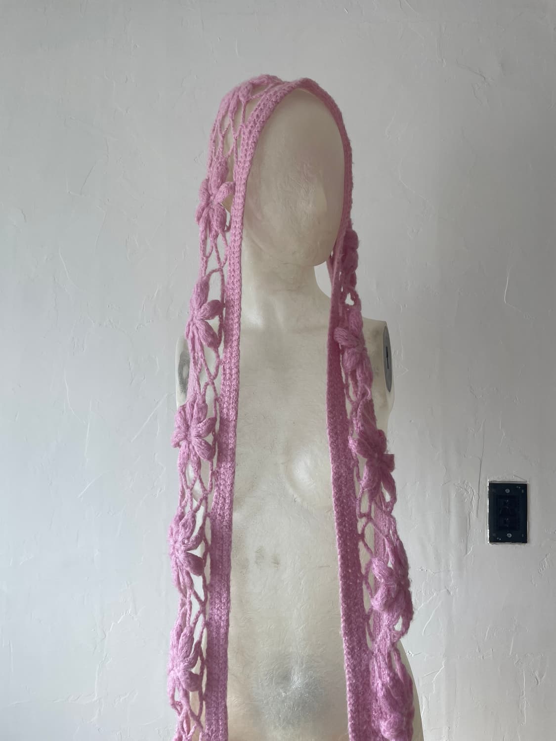 빈티지 크로쉐 비니+목도리 상품이미지2