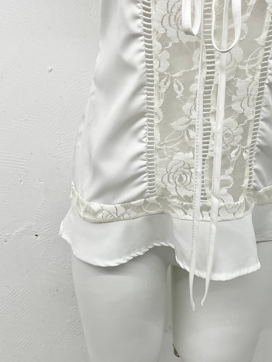 퓨어 로즈 리본 슬립 상품이미지3