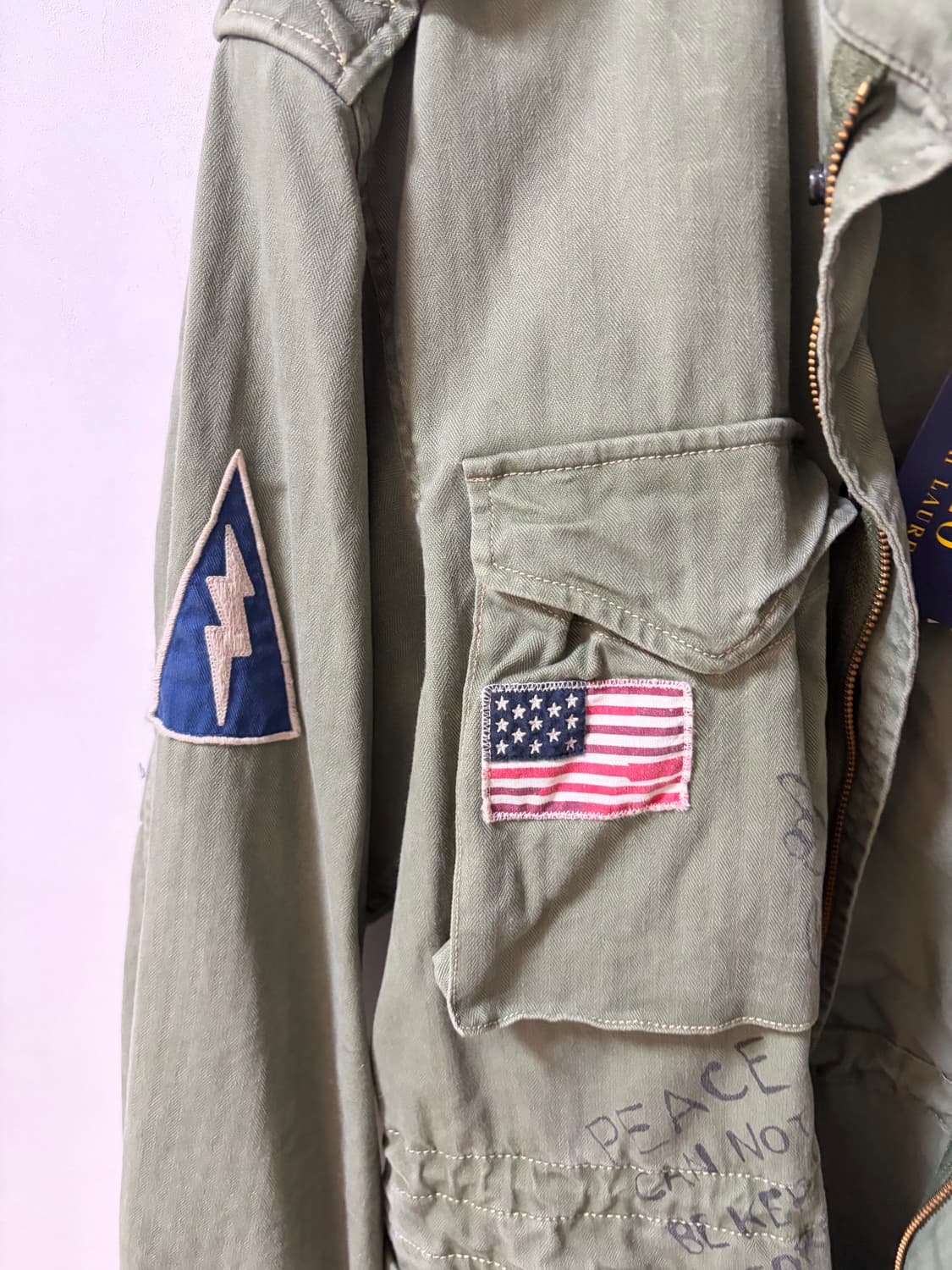 폴로 랄프로렌 올오버 피스 그래피티 M65 필드 자켓 상품이미지3