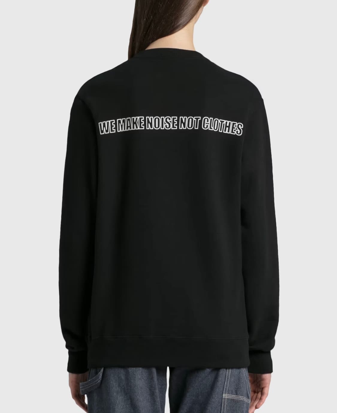 2) 언더커버 30주년 베어 곰돌이 맨투맨 스웻셔츠 블랙 상품이미지2