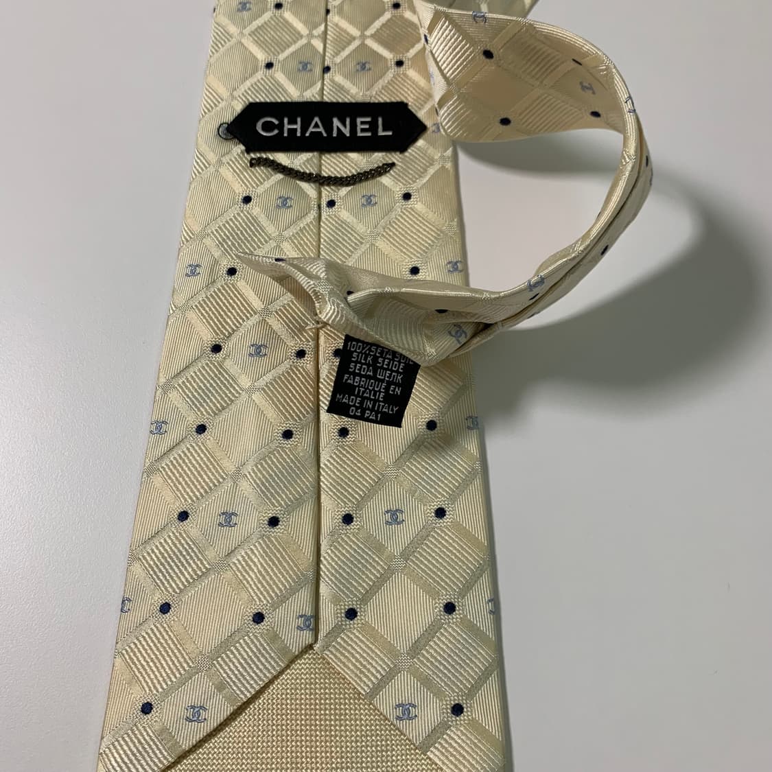 샤넬(CHANEL) 신형라벨 모노그램 명품넥타이 A등급 상품이미지6