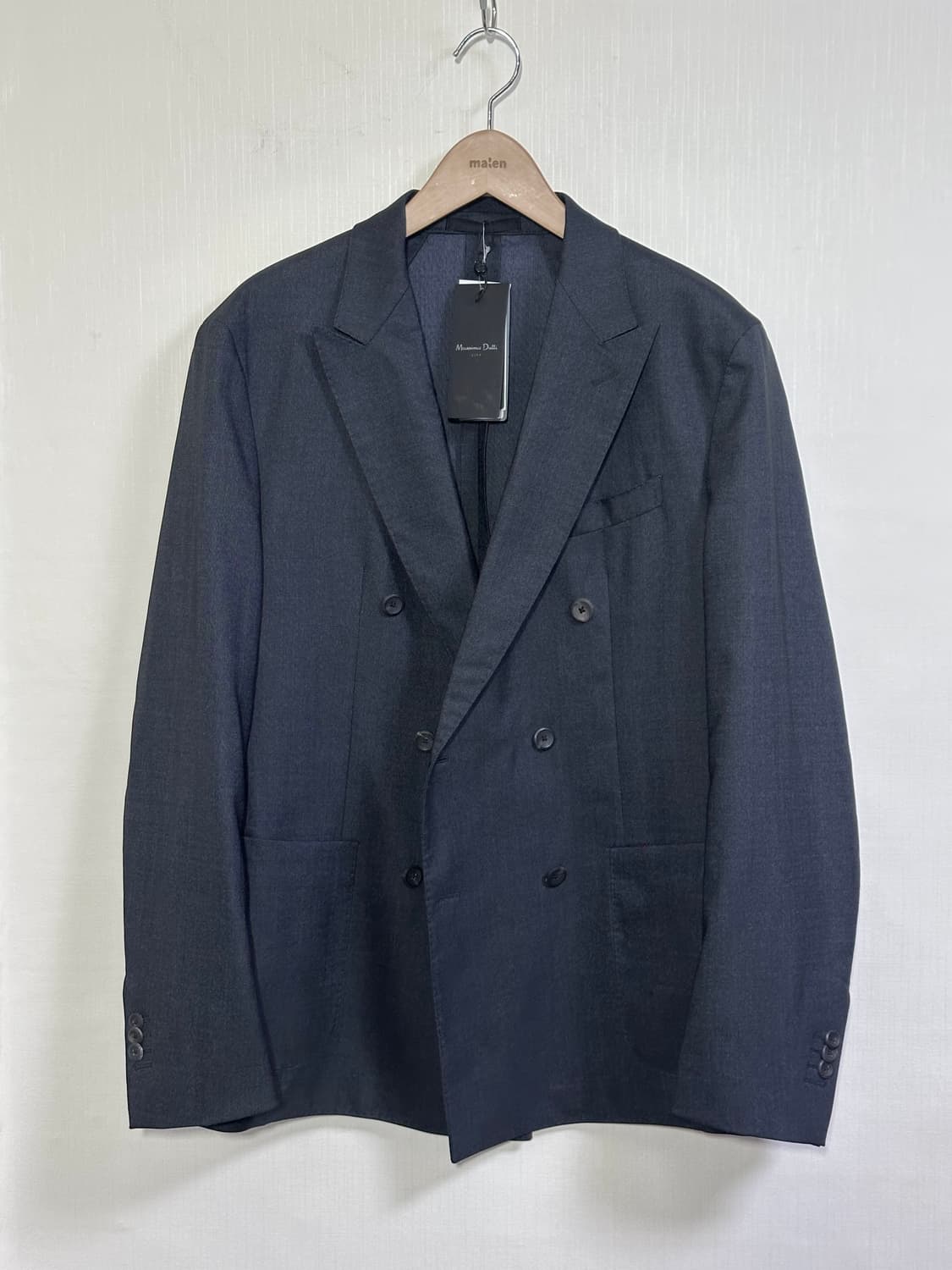 새상품 22SS) 마시모두띠 더블 블레이저 105/차콜그레이 상품이미지1