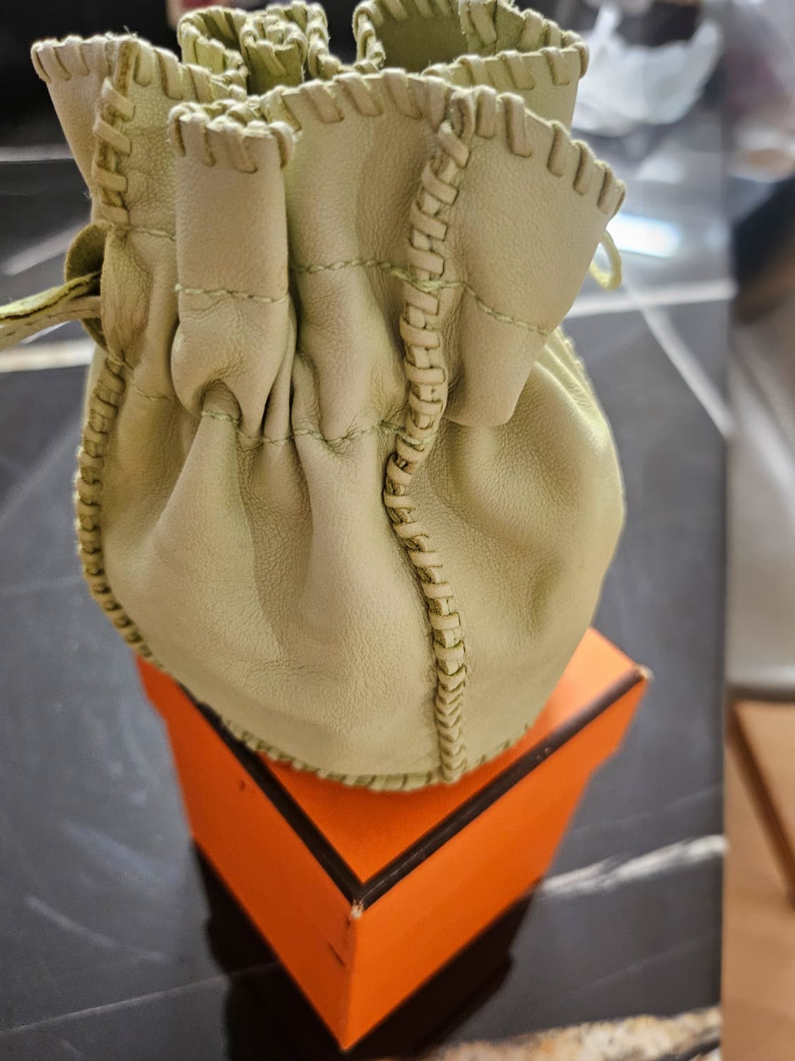 Hermès에르메스 복주머니 미니  파우치 상품이미지4