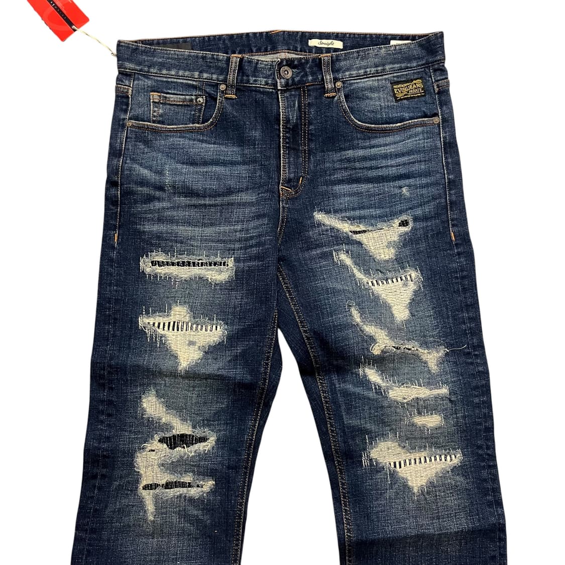 에비수 크러쉬 가공데님 상품이미지2