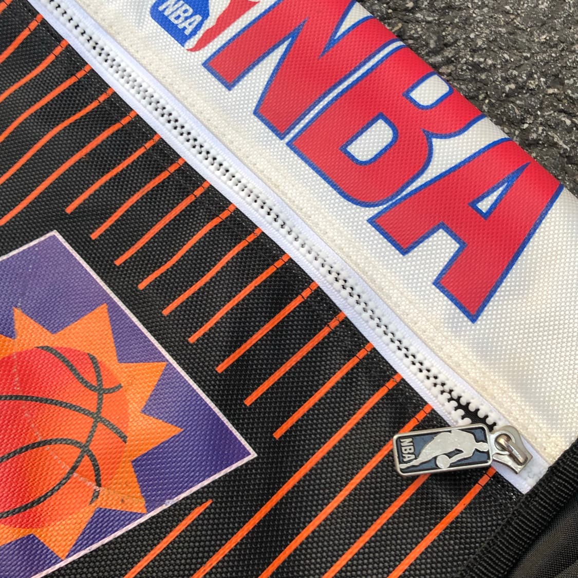 90s NBA 피닉스선즈 올드스쿨 백팩 농구 가방 Os 상품이미지3