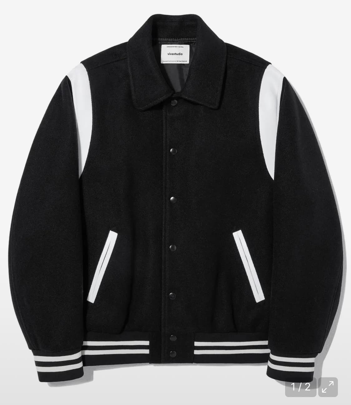 비바스튜디오 FELT WOOL STADIUM JACKET (XL) 상품이미지1