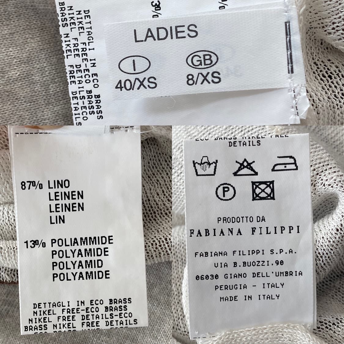 파비아나필립피 레이어드 스타일 니트(XS,미착용) 상품이미지10