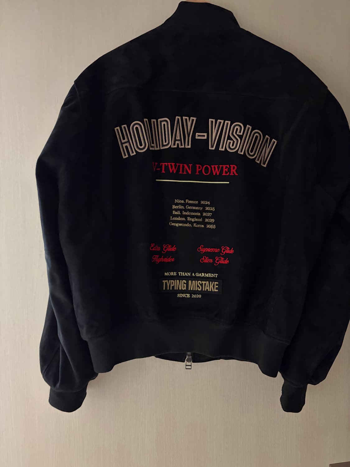 [L] 타이핑미스테이크 고트 스웨이드 할리 블루종  상품이미지3