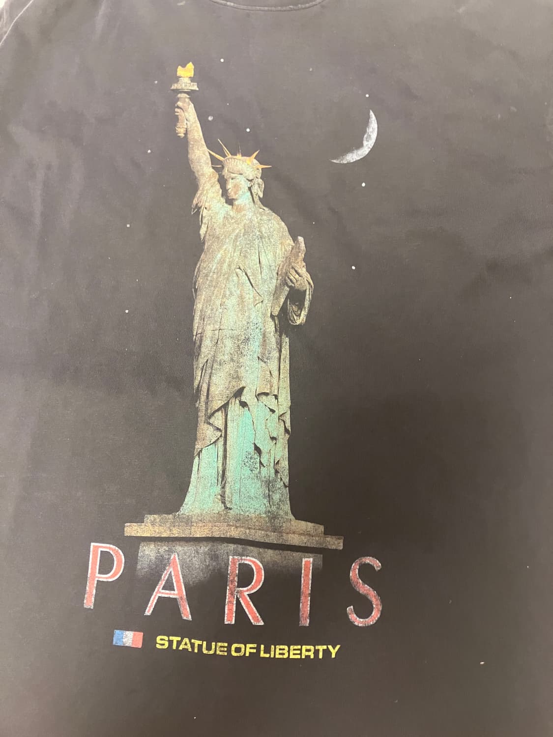 발렌시아가 리버티 더티워싱 반팔 티셔츠 S 상품이미지2