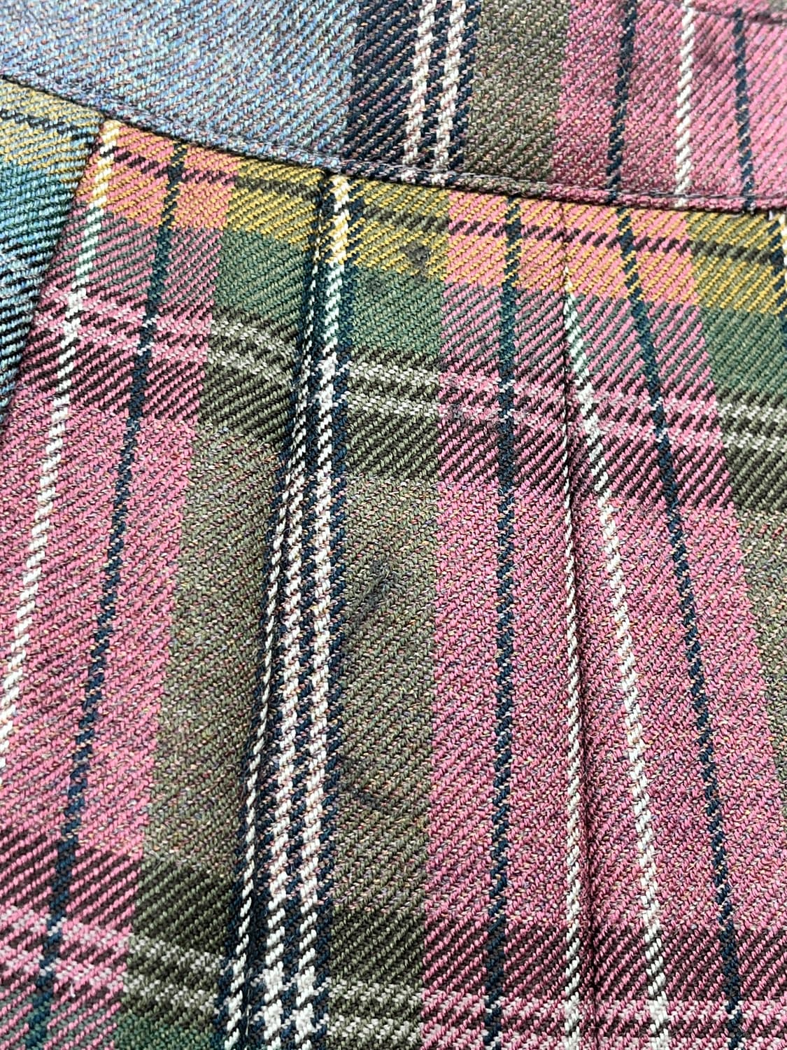 버버리 90's 클래식 체크 울 스커트 상품이미지9