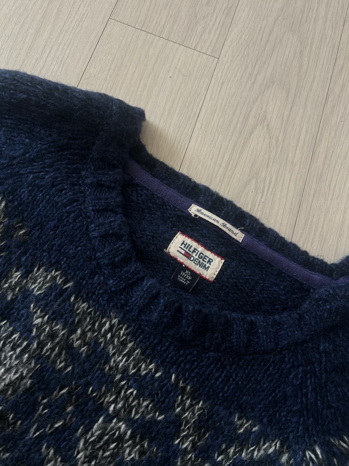 아야즈 빈티지 타미힐피거 니트 상품이미지2