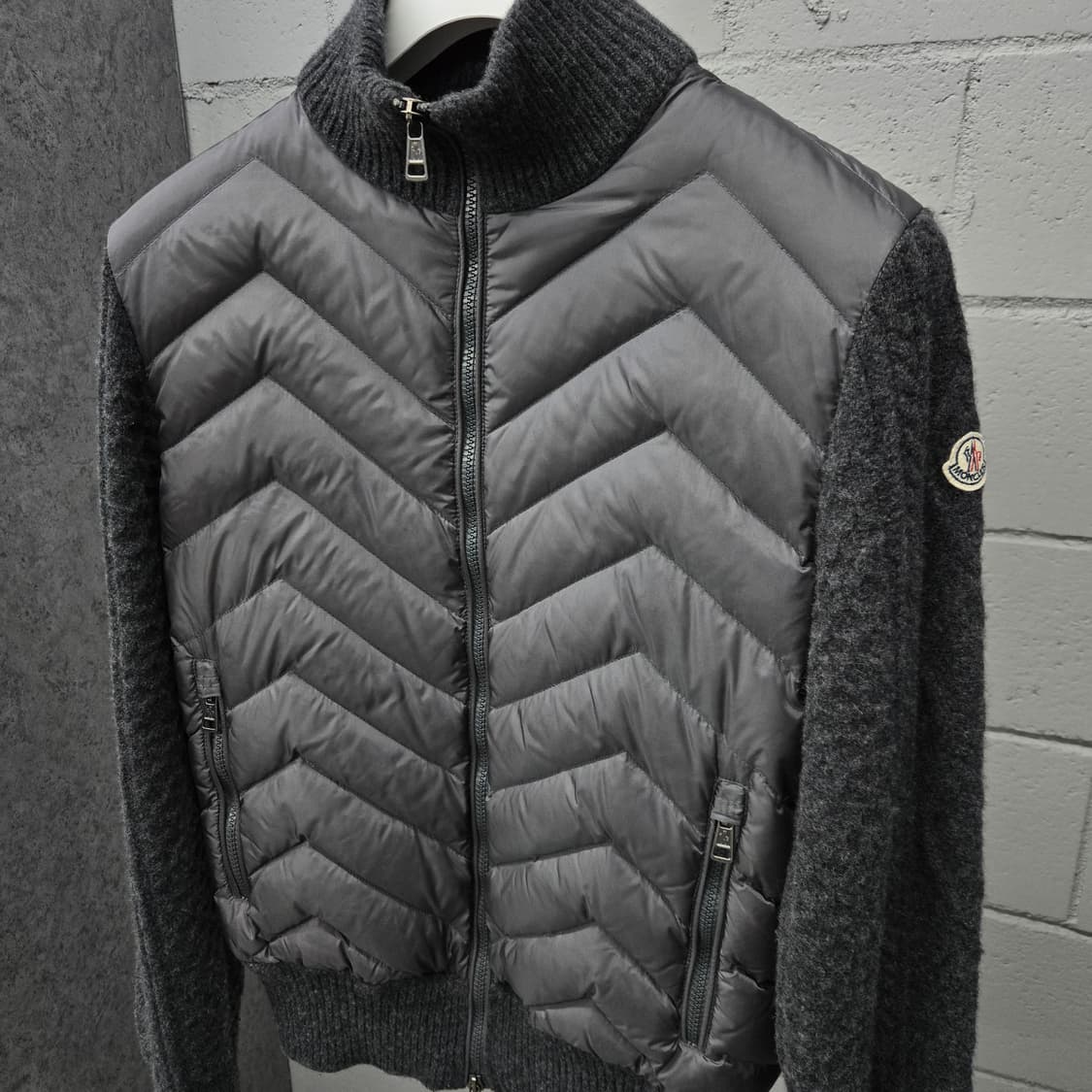 몽클레어 케이블 니트패딩 L 상품이미지1