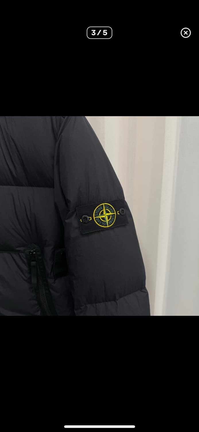 스톤아일랜드 크링클랩스 21fw 후드 패딩 M 상품이미지3