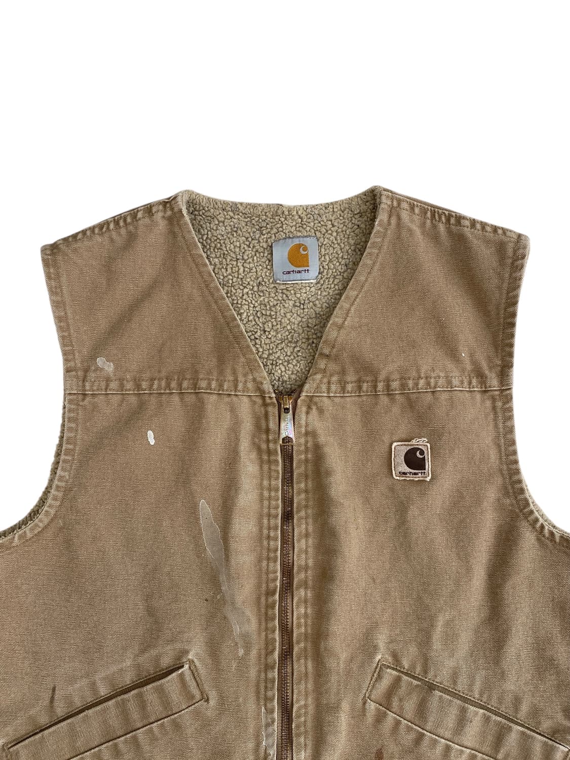 90's 칼하트 덕 캔버스 쉐르파 베스트  상품이미지3