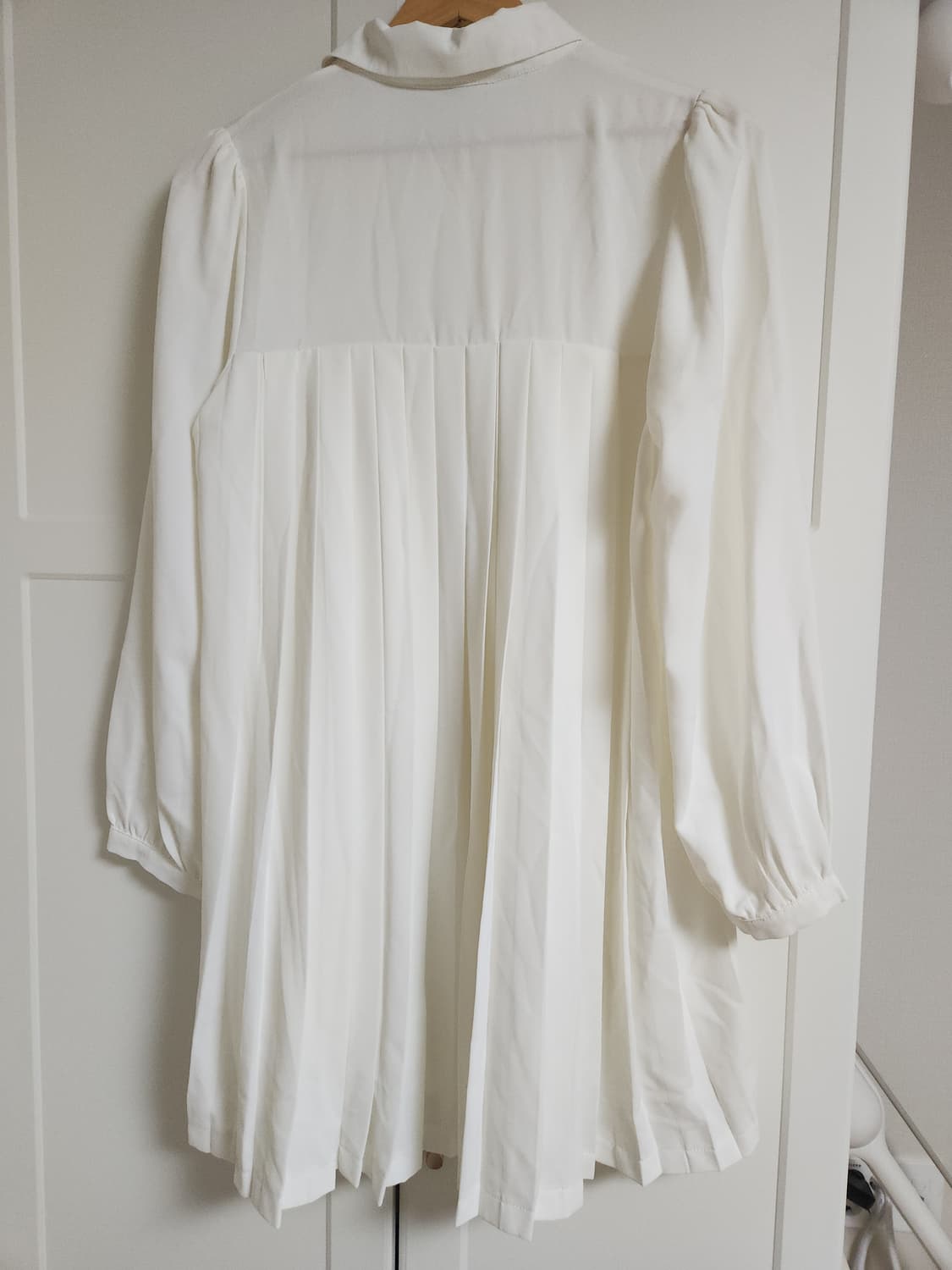빈티지 화이트 셔츠 원피스 상품이미지4