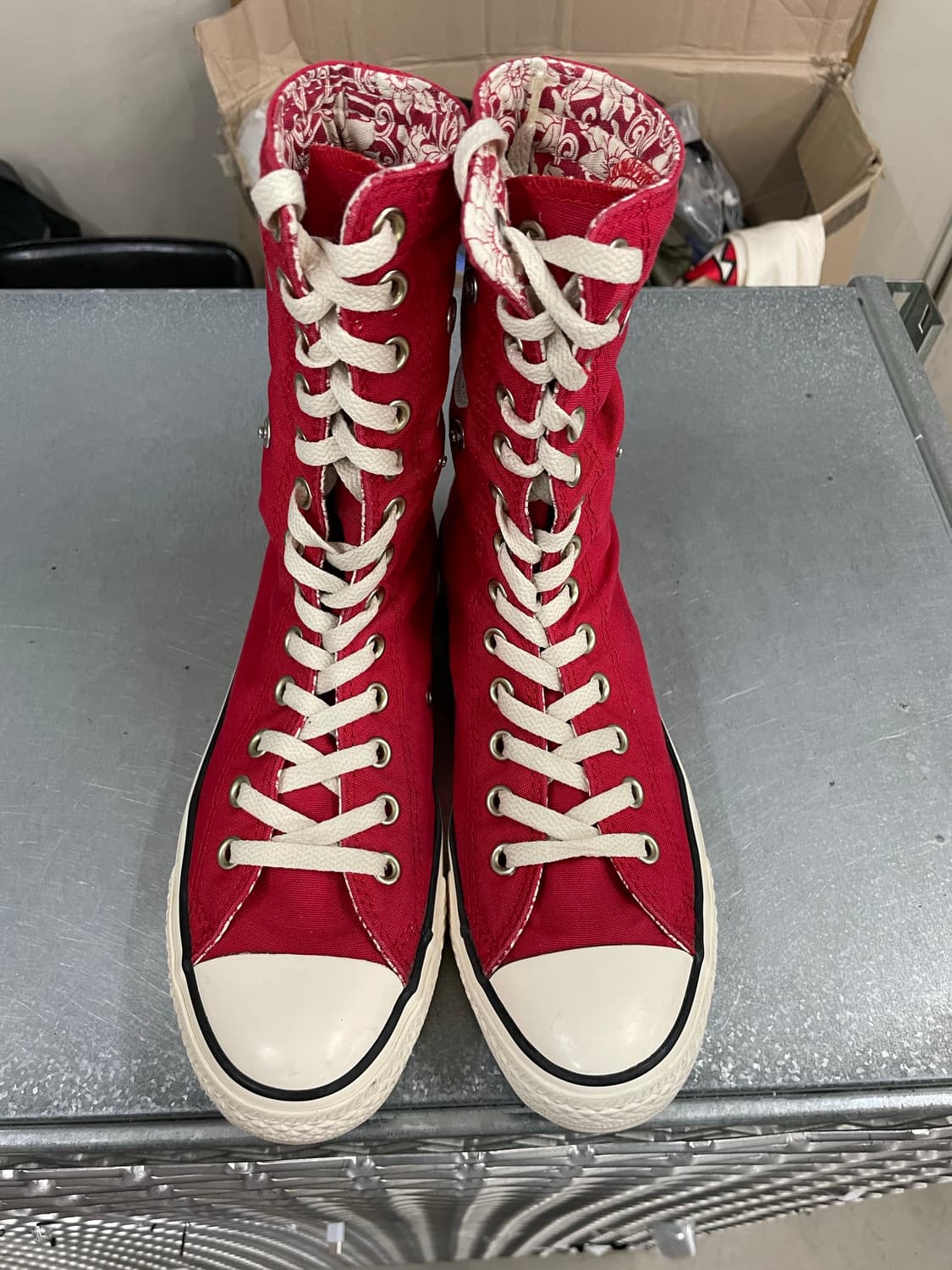 컨버스 척테일러 롱하이 레드 250 (gr-4381) 상품이미지5